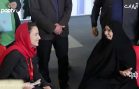 دیدار دختر امام (ره) خانم زهرا مصطفوی با نگار جواهریان