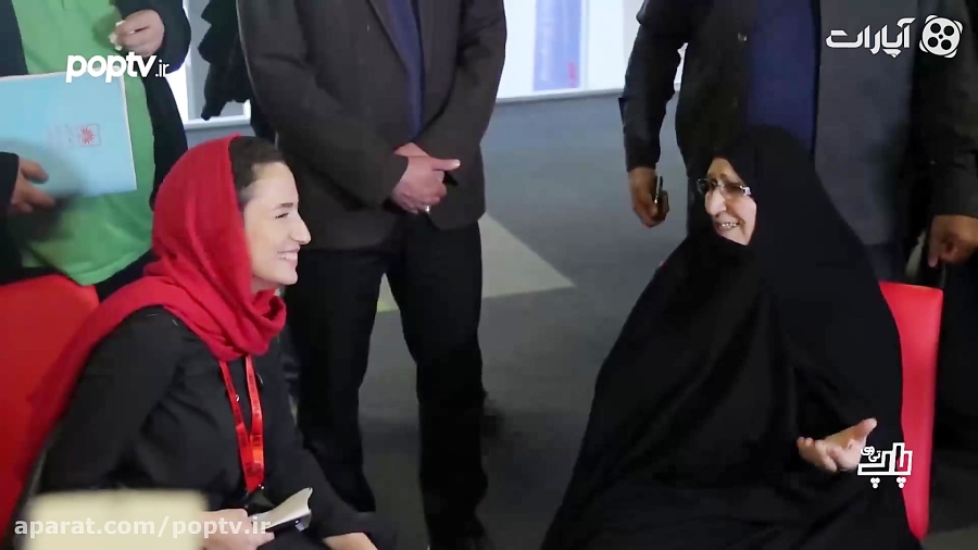 دیدار دختر امام (ره) خانم زهرا مصطفوی با نگار جواهریان