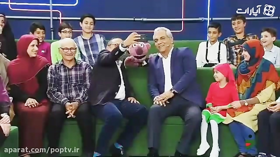 سلفی جناب خان با مهران مدیری و رامبد جوان در خندوانه